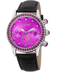 August Steiner - Leather Watch - Lyst