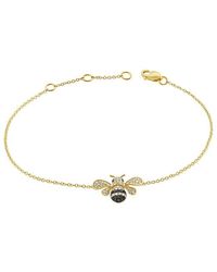 Sabrina Designs - 14K 0.14 Ct. Tw. Diamond Bumble Bee Bracelet - Lyst