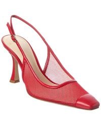 Alexandre Birman - Olivia 85 Mesh & Leather Slingback Pump - Lyst