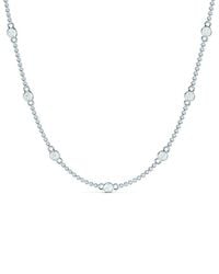 Lab Grown Diamonds - 14K 0.50 Ct. Tw. Lab-Grown Diamond Station Necklace - Lyst