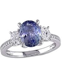 Rina Limor - 14k 2.60 Ct. Tw. Diamond & Tanzanite Ring - Lyst