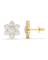 Lab Grown Diamonds - 14K 3.85 Ct. Tw. Lab-Grown Diamond Earrings - Lyst