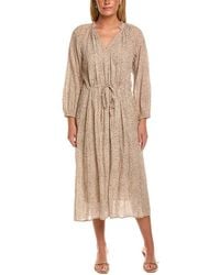 Velvet By Graham & Spencer - Lima Long Sleeve Midi Dress - Lyst