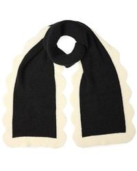 Saachi - Scallop Trim Knit Scarf - Lyst