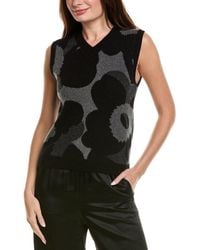 Marimekko - Joukku Wool & Cashmere-Blend Sweater Vest - Lyst