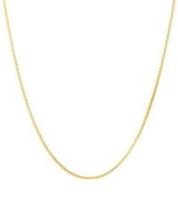 Italian Gold - Max + Stone 14K Box Chain Necklace - Lyst