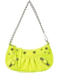 Balenciaga - Mini Le Cagole Leather Bag With Chain - Lyst
