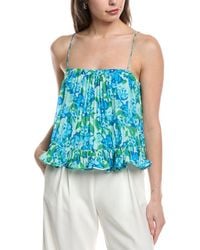 AMUR - Kersten Pleated Top - Lyst