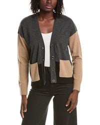 Isla - Beatrice Colorblock Cashmere Cardigan - Lyst