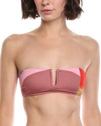 Vitamin A - Ursula Bandeau Bikini Top - Lyst