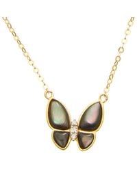 Maitre De Diamant - 18K 0.02 Ct. Tw. Diamond & Pearl Necklace - Lyst