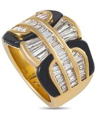 Damiani - 18K 2.38 Ct. Tw. Diamond & Onyx Ring (Authentic Pre-Owned) - Lyst