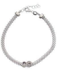 Meshmerise - 18K Over 0.10 Ct. Tw. Diamond Bangle - Lyst