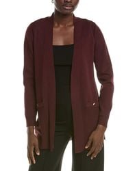 Anne Klein - Pacifico Rib Pocket Cardigan - Lyst