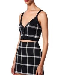 Carolina Herrera - Button Front Knit Wool & Silk-Blend Cami - Lyst