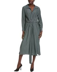 Akris - Silk Midi Dress - Lyst