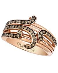 Le Vian - Ocean Wave 14K Rose 0.48 Ct. Tw. Diamond Band Ring - Lyst