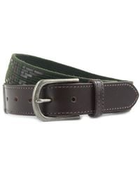 The British Belt Company Walcot Leather Belt - Green