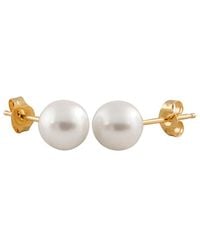 Splendid - 14k 6.5-7mm Akoya Pearl Studs - Lyst