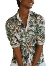 J.McLaughlin - Britt Silk-Blend Blouse - Lyst