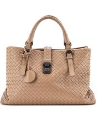 Bottega Veneta - Intrecciato Nappa Roma Bag Medium (Authentic Pre-Loved) - Lyst