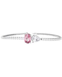 Lab Grown Diamonds - 14K 3.83 Ct. Tw. Lab-Grown Diamond Bangle Bracelet - Lyst
