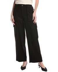 Vince - Flannel Wide Leg Raver Wool-Blend Pant - Lyst