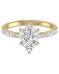 Lab Grown Diamonds - 14K 2.50 Ct. Tw. Lab-Grown Diamond Cleo Ring - Lyst