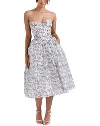 COLON DIANA - Midi Dress - Lyst