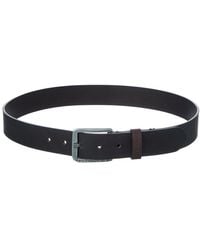 DIESEL - Logo B-Basic Leather Belt - Lyst
