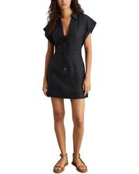 Reiss - Gwen Linen Swim Top - Lyst