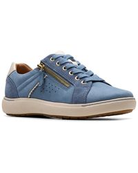 Clarks - Nalle Zen Nubuck Sneaker - Lyst