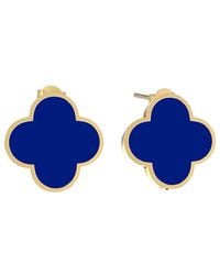 Gabi Rielle - 14K Over 2.98 Ct. Tw. Agate Clover Studs - Lyst