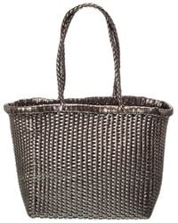 Dragon Diffusion - B Weave Small Leather Tote - Lyst