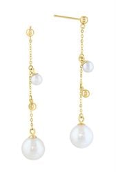 Effy Fine Jewelry - 14K 4Mm, 8Mm Pearl Earrings - Lyst