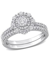 Rina Limor - 14K 0.99 Ct. Tw. Diamond Set Of Rings - Lyst