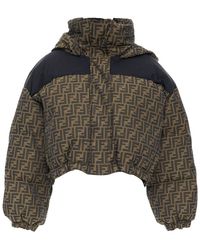 Fendi - 2021 Zucca Monogram Puffer Jacket, Size Int (Authentic Pre-Loved) - Lyst