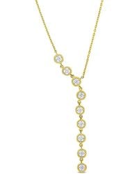 Rina Limor - 10k 0.40 Ct. Tw. Diamond Lariat Necklace - Lyst