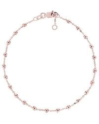 HAWLEY ST - 14K Rose Bead Bracelet - Lyst