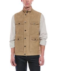 Isaia - Suede Vest - Lyst