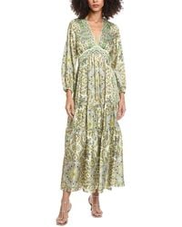Sandro - Woven Midi Dress - Lyst