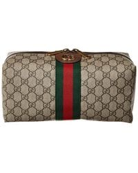 Gucci - Ophidia GG Supreme Canvas Toiletry Case - Lyst