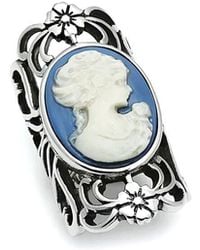 Alamode Jewelry - Stainless Steel Ring - Lyst