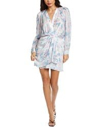 IRO - Odine Silk-Blend Mini Dress - Lyst