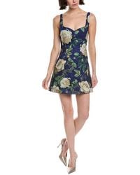 Alice + Olivia - Eve Sweetheart Mini Dress - Lyst
