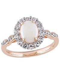 Rina Limor - 14k Rose Gold 1.52 Ct. Tw. Diamond & Gemstone Ring - Lyst