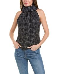 Sail To Sable - Cowl Neck Wool-blend Top - Lyst