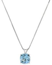 MaxColor - 2.05 Ct. Tw. Swiss Topaz Pendant Necklace - Lyst