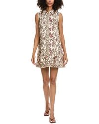 Max Studio - Sleeveless Button Front Mini Shirtdress - Lyst