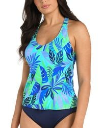 24th & Ocean - Aegean Tropics Tankini Top - Lyst